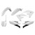 Пластик Polisport MX kit - Yamaha (19-) [White/Black], Yamaha